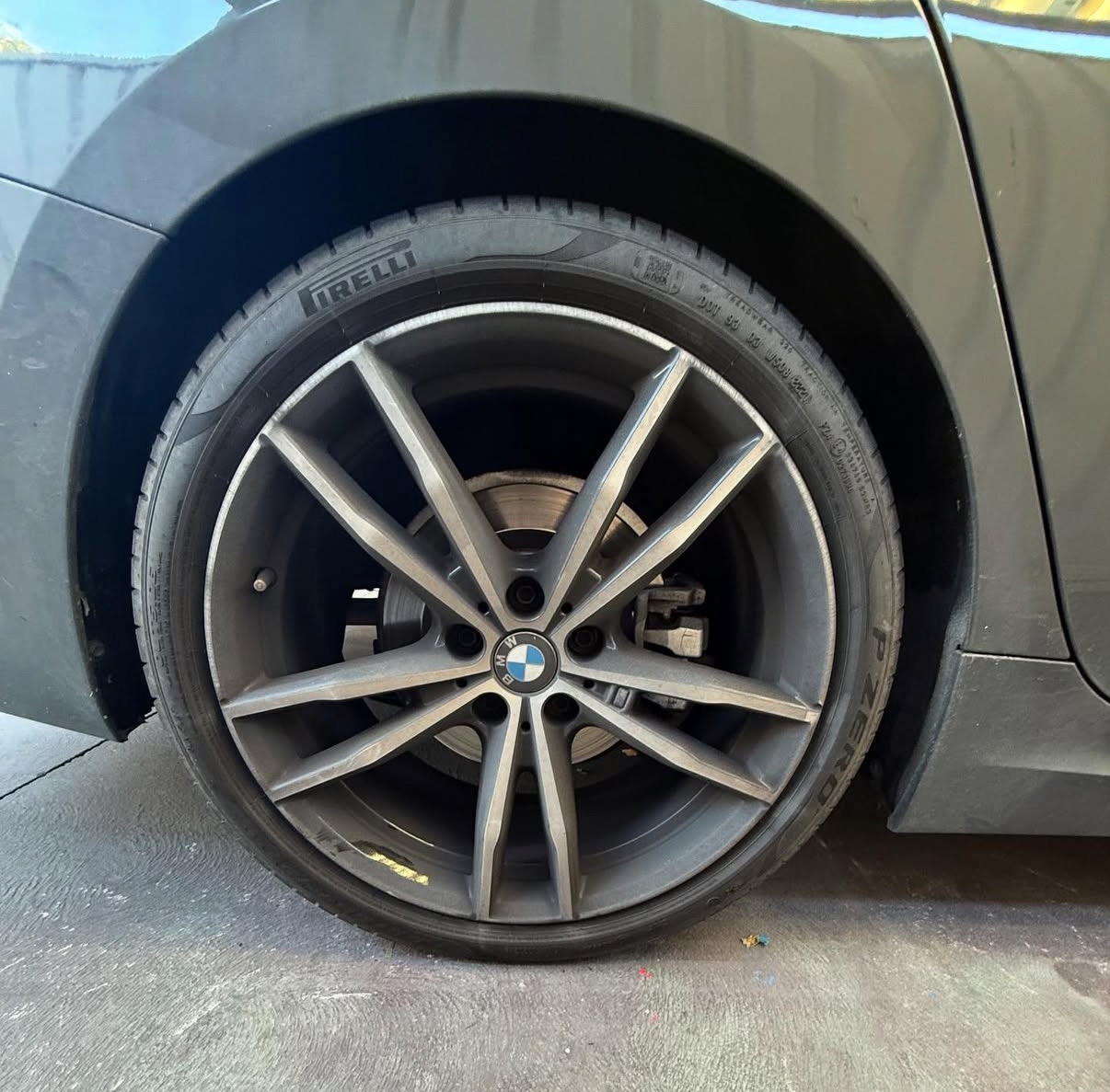 Wheel Repair & Respray — Before